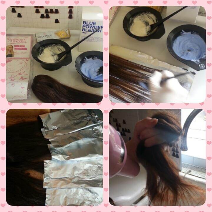 dip dyed Hair Extensions